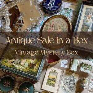 Vintage Mystery Box with Assorted Antiques & Vintage Items